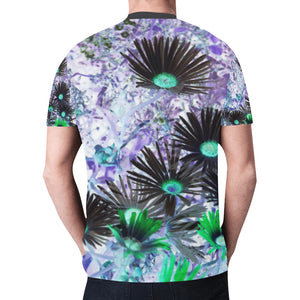 Livingstone Daisy Flower Negative New All Over Print T-shirt for Men (Model T45)