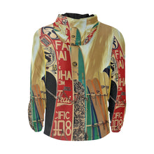 Load image into Gallery viewer, Surfboards All Over Print Quilted Windbreaker for Men (Model H35)