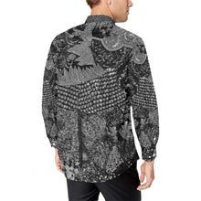 Load image into Gallery viewer, Paisley Power Black and White Men&#39;s All Over Print Casual Dress Shirt (Model T61)