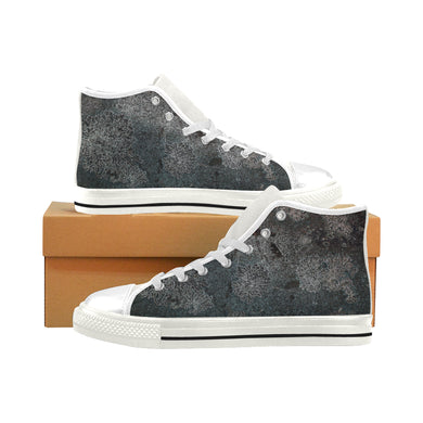 Patches of Moss Glowing Men’s Classic High Top Canvas Shoes (Model 017)