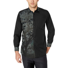 Load image into Gallery viewer, Spooky Tree Glowing Men&#39;s All Over Print Casual Dress Shirt (Model T61)