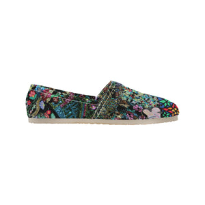 Holiday Paisley Unisex Classic Canvas Slip-On (Model 1206)