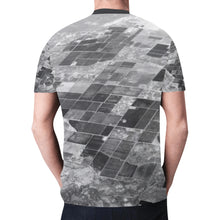 Load image into Gallery viewer, Patchwork Aerial Black and White New All Over Print T-shirt for Men (Model T45)