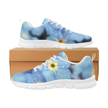 Load image into Gallery viewer, Forget Me Not Flower Women&#39;s Breathable Running Shoes (Model 055)