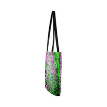 Load image into Gallery viewer, Marbled Abstract Green and Purple Mosaic Reusable Shopping Bag Model 1660 (Two sides)