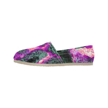 Load image into Gallery viewer, Molten Flames Magenta Unisex Classic Canvas Slip-On (Model 1206)