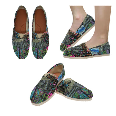 Paisley Power Unisex Classic Canvas Slip-On (Model 1206)