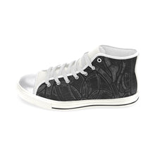 Load image into Gallery viewer, Stained Glass Glowing Women&#39;s Classic High Top Canvas Shoes (Model 017)