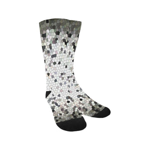 Crackle Mosaic Trouser Socks (For Men)