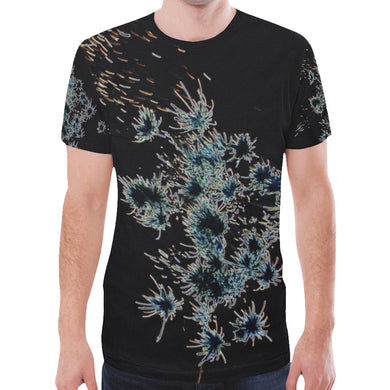 Fireworks Flowers Glowing New All Over Print T-shirt for Men (Model T45)