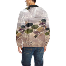 Load image into Gallery viewer, Aerial Circles All Over Print Quilted Windbreaker for Men (Model H35)