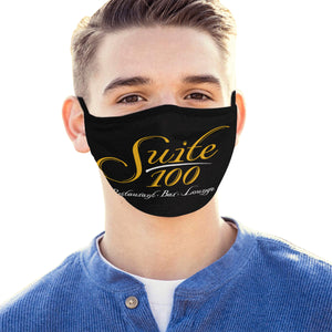 Suite 100 Black and Gold Mouth Mask (2 Filters Included) (Non-medical Products)