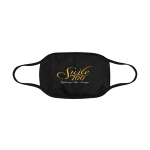 suite100black Mouth Mask in One Piece (2 Filters Included) (Model M02) (Non-medical Products)