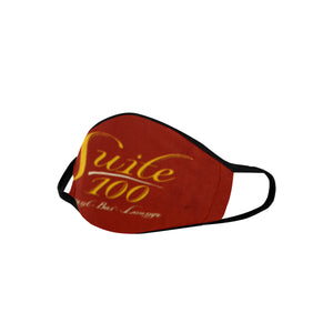 suite 100 burgundy Mouth Mask