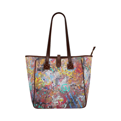 Graffiti Abstract Mosaic Classic Tote Bag (Model 1644)