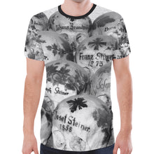 Load image into Gallery viewer, Painted Skulls Black and White New All Over Print T-shirt for Men (Model T45)