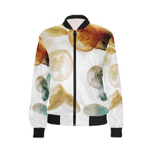 Load image into Gallery viewer, Jellyfish Negative All Over Print Bomber Jacket for Women (Model H36)