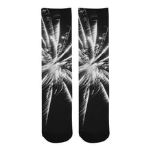 Load image into Gallery viewer, Fireworks Star Black and White Trouser Socks (For Men)