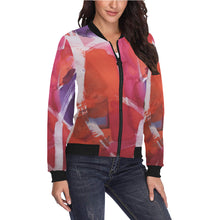 Load image into Gallery viewer, Swirls of Abstract All Over Print Bomber Jacket for Women (Model H36)