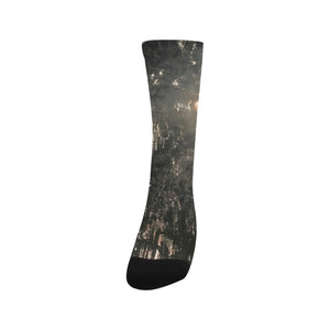 Fireworks Black Trouser Socks (For Men)