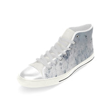 Load image into Gallery viewer, Fireworks Negative Men’s Classic High Top Canvas Shoes (Model 017)