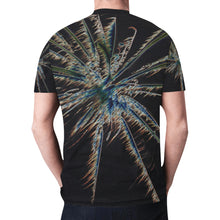 Load image into Gallery viewer, Fireworks Star Glowing New All Over Print T-shirt for Men (Model T45)