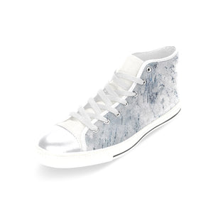 Fireworks Confetti Negative Women's Classic High Top Canvas Shoes (Model 017)