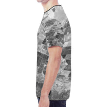 Load image into Gallery viewer, Patchwork Aerial Black and White New All Over Print T-shirt for Men (Model T45)