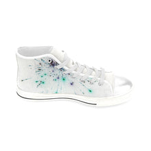 Load image into Gallery viewer, Fireworks Spray Negative Men’s Classic High Top Canvas Shoes (Model 017)