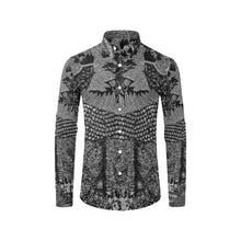 Load image into Gallery viewer, Paisley Power Black and White Men&#39;s All Over Print Casual Dress Shirt (Model T61)