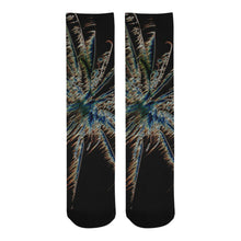 Load image into Gallery viewer, Fireworks Star Glowing Trouser Socks (For Men)