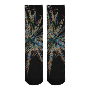 Fireworks Star Glowing Trouser Socks (For Men)