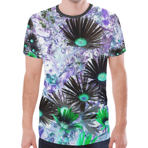 Livingstone Daisy Flower Negative New All Over Print T-shirt for Men (Model T45)