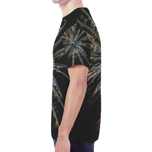 Load image into Gallery viewer, Fireworks Star Glowing New All Over Print T-shirt for Men (Model T45)