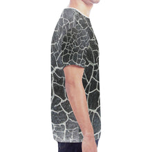 Load image into Gallery viewer, Crackle Negative New All Over Print T-shirt for Men (Model T45)