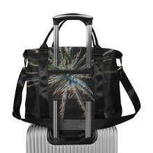 Load image into Gallery viewer, Fireworks Star Glowing Large Capacity Duffle Bag (Model 1715)