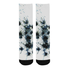 Load image into Gallery viewer, Fireworks Flowers Negative Trouser Socks (For Men)