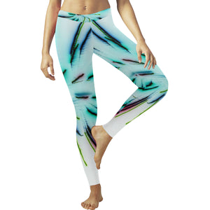 Fireworks Burst Negative Low Rise Leggings (Invisible Stitch) (Model L05)