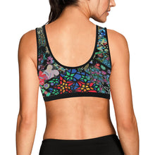 Load image into Gallery viewer, Holiday Paisley Women&#39;s All Over Print Sports Bra (Model T52)