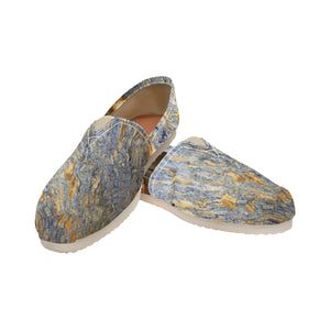 Marbled Abstract Unisex Classic Canvas Slip-On (Model 1206)