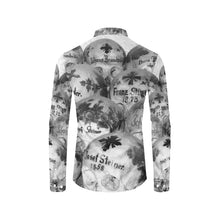 Load image into Gallery viewer, Painted Skulls Black and White Men&#39;s All Over Print Casual Dress Shirt (Model T61)