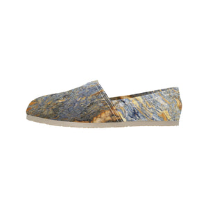 Marbled Abstract Unisex Classic Canvas Slip-On (Model 1206)