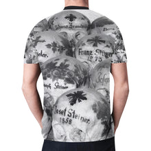 Load image into Gallery viewer, Painted Skulls Black and White New All Over Print T-shirt for Men (Model T45)