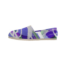 Load image into Gallery viewer, Abstract Circles Purple Unisex Classic Canvas Slip-On (Model 1206)