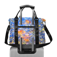 Load image into Gallery viewer, Jellyfish Blooms Orange Large Capacity Duffle Bag (Model 1715)