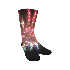 Fireworks Burst Mosaic Trouser Socks (For Men)