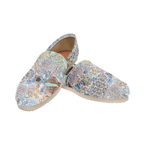 Paisley Matters Negative Unisex Classic Canvas Slip-On (Model 1206)