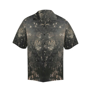 Fireworks Black Hawaiian Shirt (Model T58)