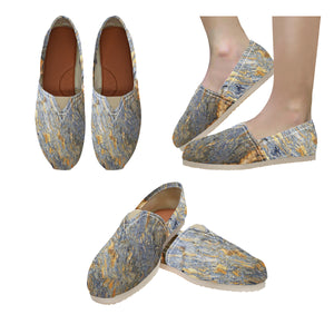 Marbled Abstract Unisex Classic Canvas Slip-On (Model 1206)