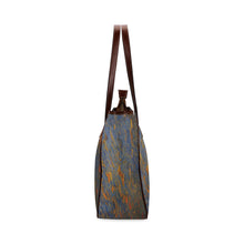 Load image into Gallery viewer, Marbled Abstract Orange Classic Tote Bag (Model 1644)